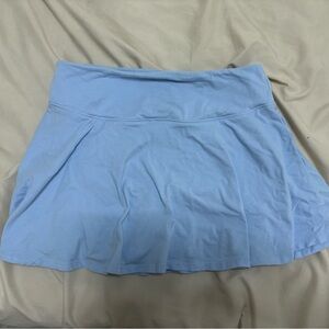 Light blue girls skirt 14/16 with shorts